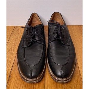 Johnston & Murphy  Flex Sheepskin Leather Black Lace Up Shoes Size 9.5 DE